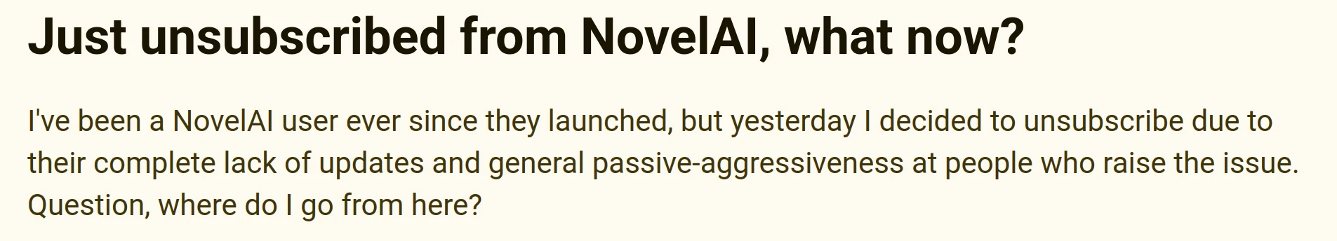 User Review: Disappointed by bad AI and lack of updates.
