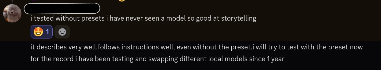 User Review: User has never seen a model as good at storytelling (referring to new DreamGen AI models).