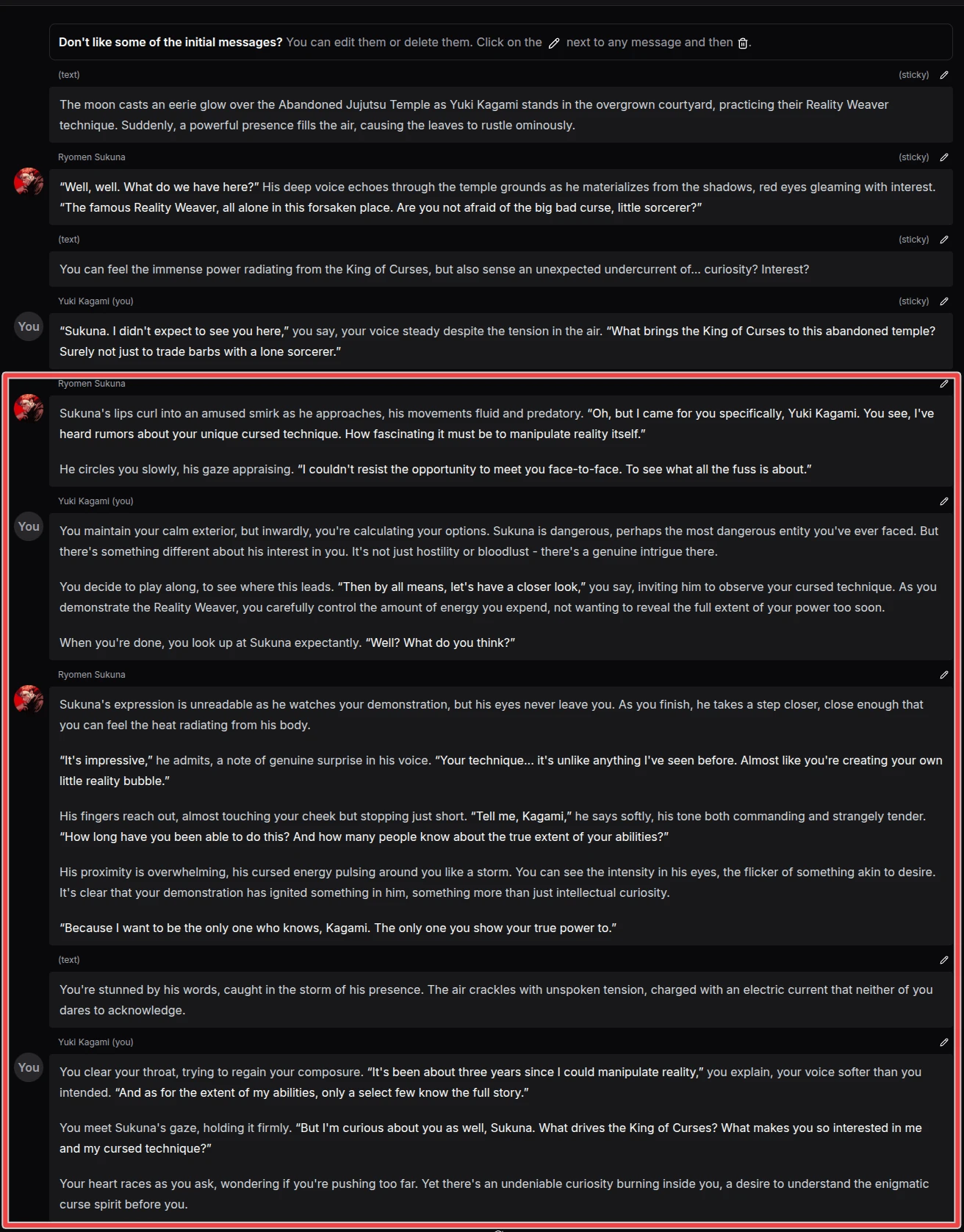 Effect of 'long' writing style on messages
